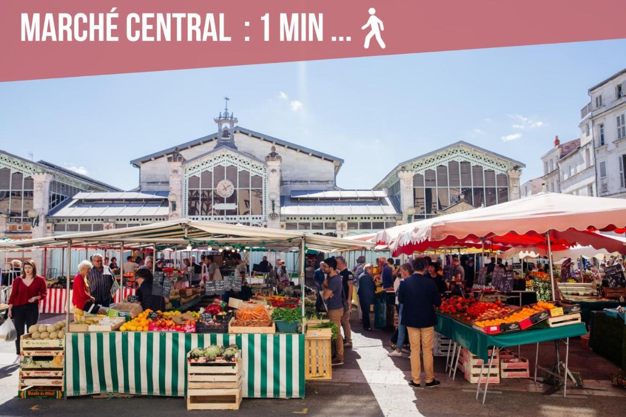 Ღ Marche Central • Au Coeur De Ville & Spacieux La Rochelle  Zewnętrze zdjęcie